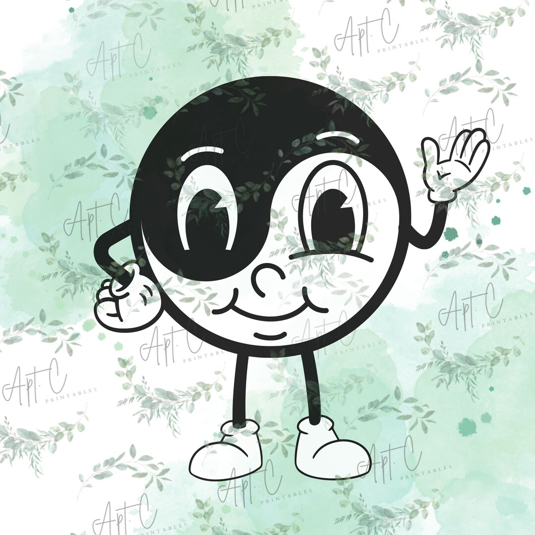yin yang retro