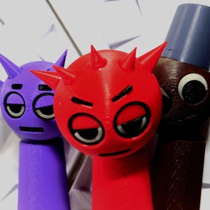 Sprunki Incredibox set of 3 pack 1 - Glow in the dark