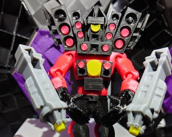 Mega Titan Speaker Man Articulated | Skibidi Toilet 17cm or 7inch