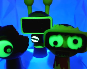Sprunki Incredibox phase 3 set of 3 pack 2 - Glow in the dark