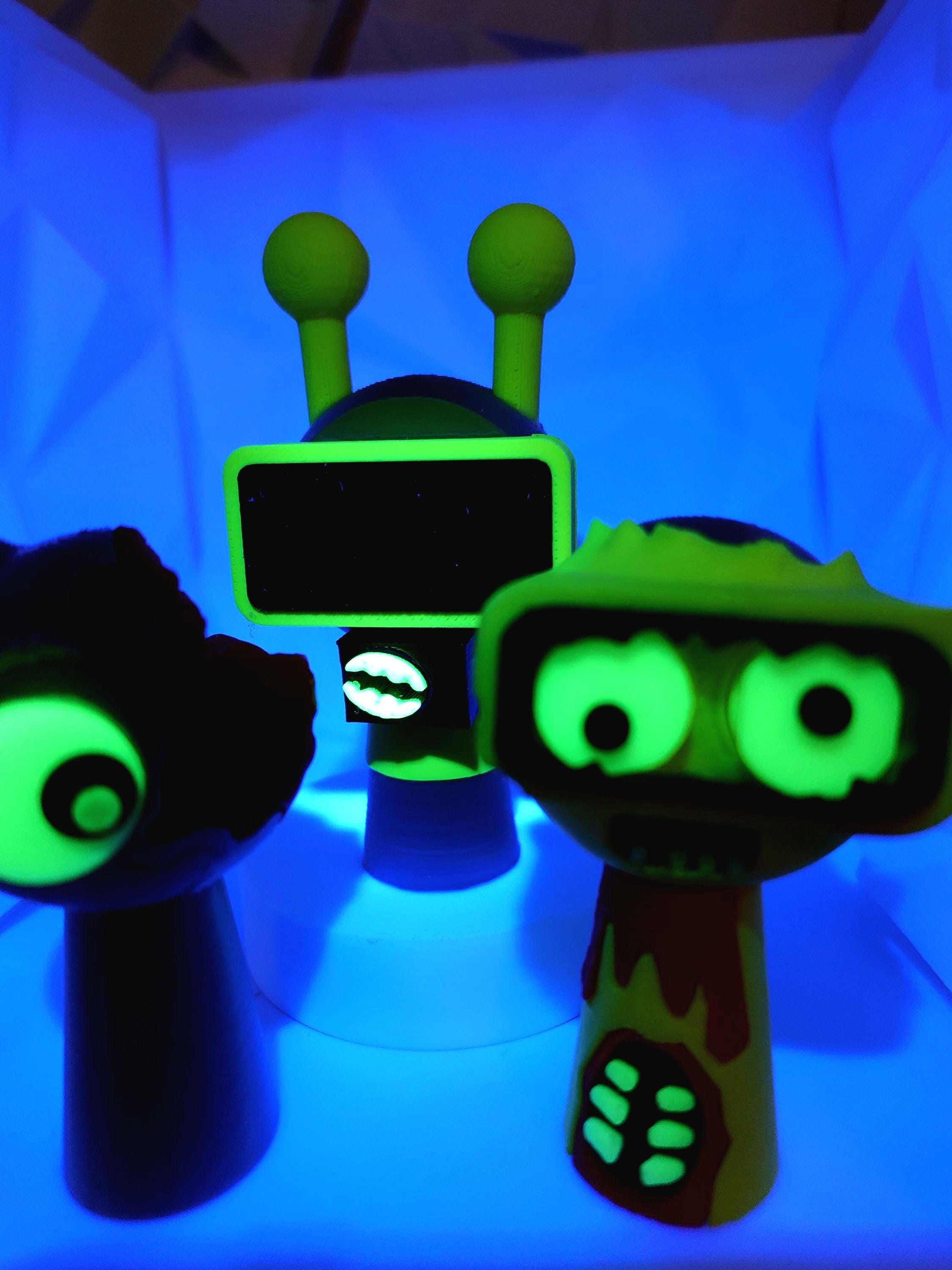 Sprunki Incredibox phase 3 set of 3 pack 2 - Glow in the dark
