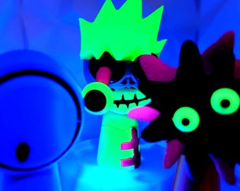 Sprunki Incredibox phase 3 set of 3 pack 4 - Glow in the dark
