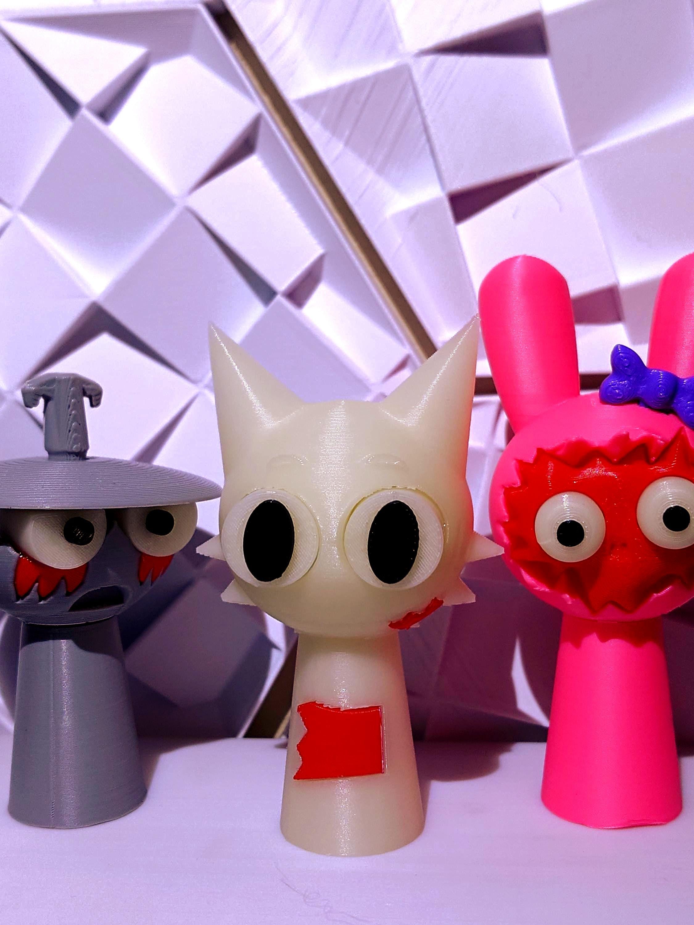 Sprunki Incredibox Set of 3 Pack 11 - Glow in the Dark - Etsy