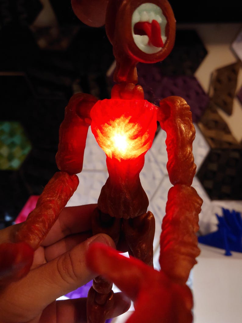 Roblox Siren Heads Doll - Articulated and glow in the dark, 22cm high or over 9 inches tall with LED image 16