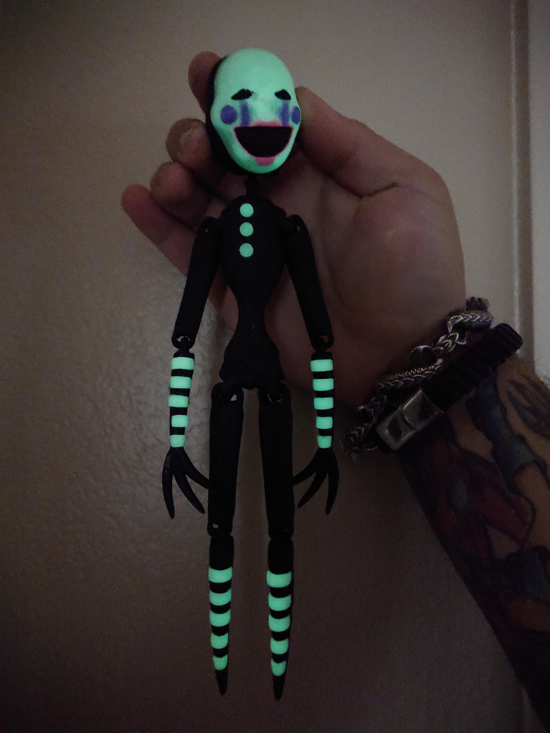 マリオネット人形 FNAF 暗闇で光る 関節式 - ファイブ・ナイツ・アット