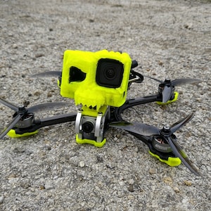 GoPro Hero 9/10/11/12 Skull TPU Protector, can be used on FPV and non FPV