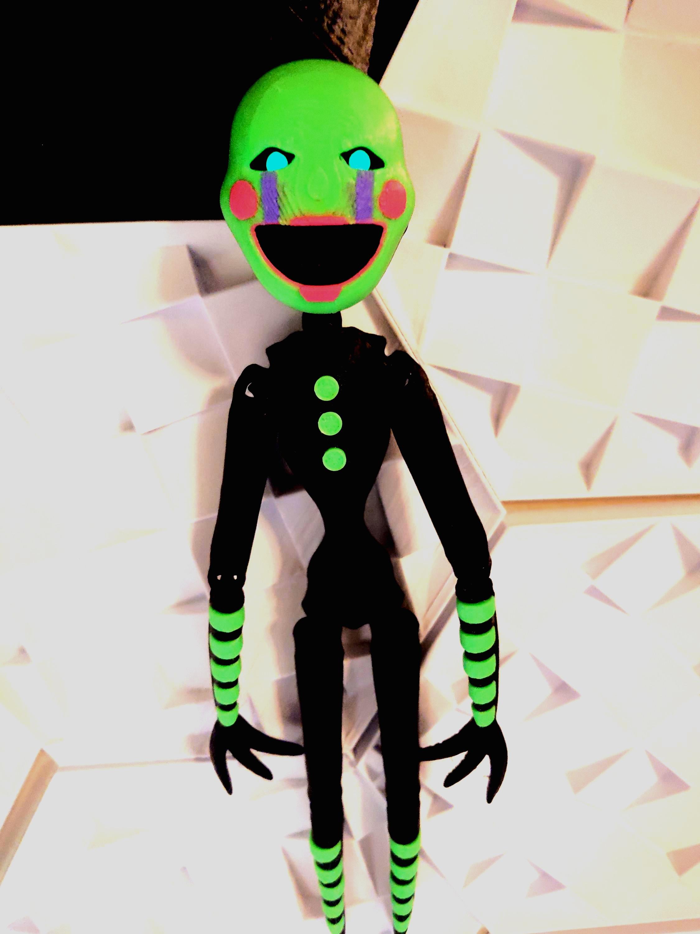マリオネットパペット FNAF 暗闇で光る関節式 - ファイブ・ナイツ