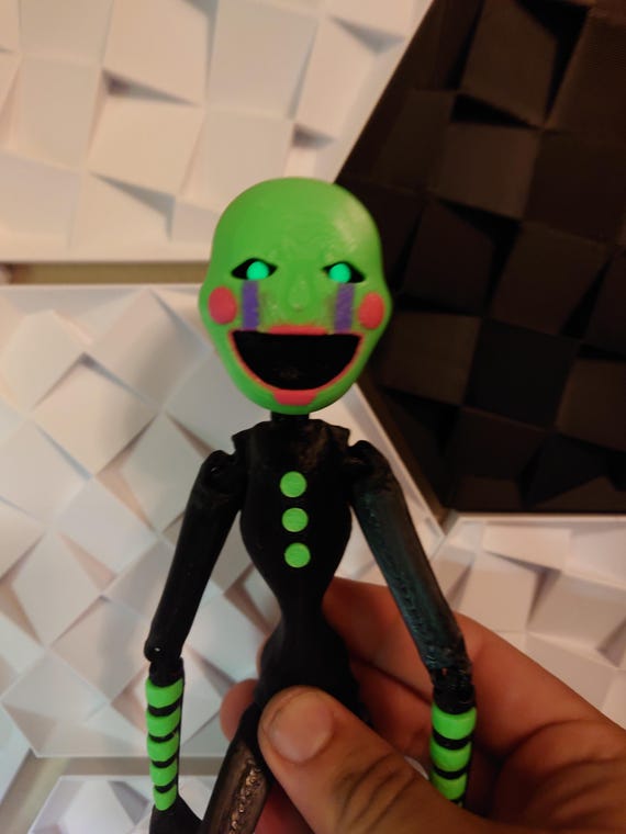 マリオネットパペット FNAF 暗闇で光る関節式 - ファイブ・ナイツ