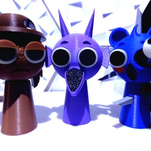 Sprunki Incredibox set of 3 pack 10 - Glow in the dark