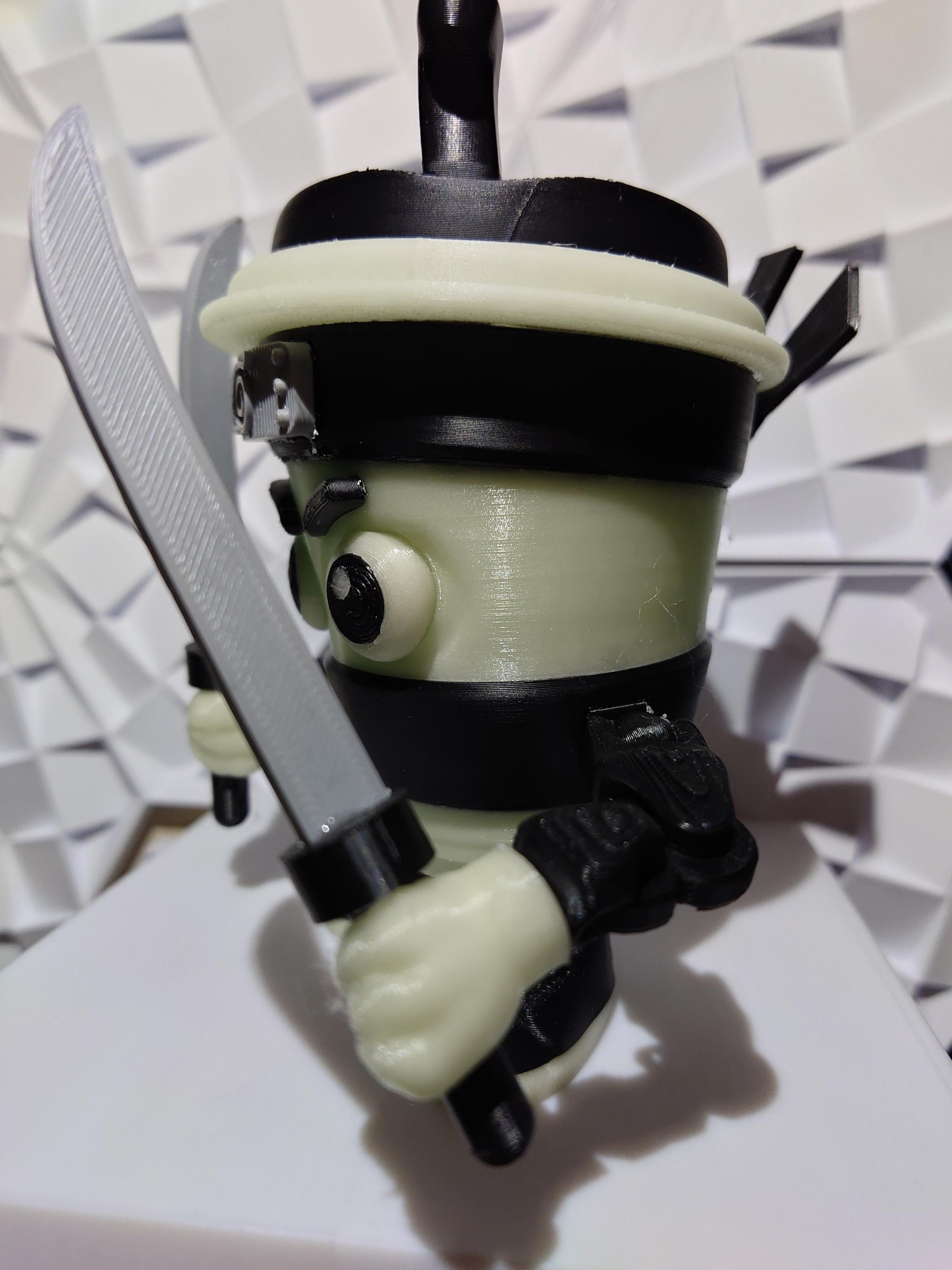 イタリアンブレインロット カプチーノアサシーノ 3Dフィギュア ５cmくらい カプチーノアサシーノ 3Dプリントデスクトイコーヒーカップ