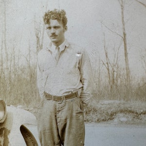 Dapper Gentleman - ORIGINAL VINTAGE PHOTO - Handsome Man, Classic Style Portrait