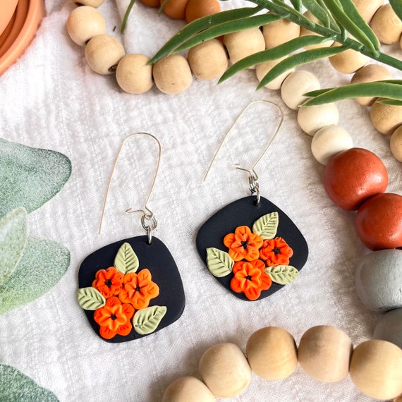 Finishing polymer clay sale earrings