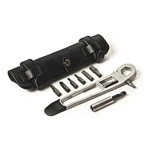 THE NUTTER All-in-1 Bike Tool - Portable Bike Repair Kit w/ Cycling Multitool & Black Leather Pouch - Biking Gear for All Types of Bicycles