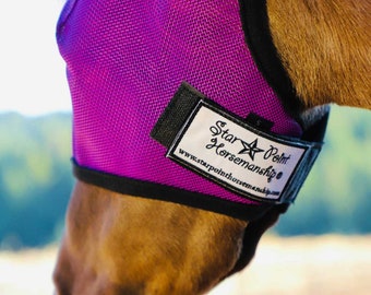 Masque anti-mouches UV Star Point - Taille mini, poney et cheval