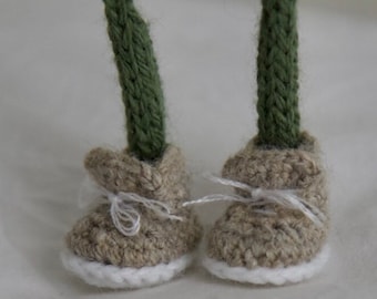 DIGITAL PATTERN shoes crochet pattern for frog (5.3inches)