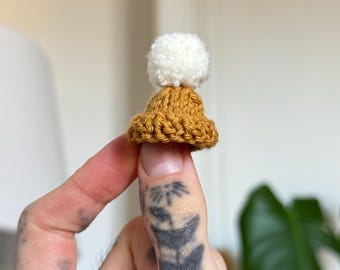 DIGITAL PATTERN Miniature beanie knitting pattern