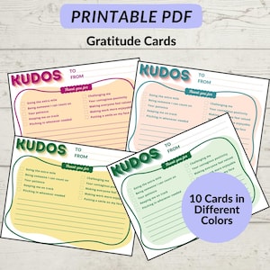 Cartes d'appréciation des employés