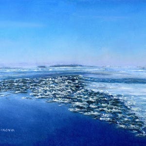 Carte "Solitude bleue"