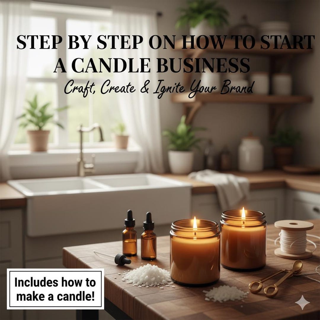 How to Start a Candle Business, How to Make a Candle, Small Business Ideas, Candle Making Guide ...