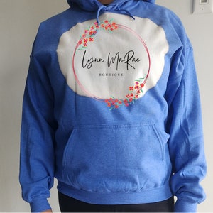 Gildan Bleached Hoodie Mockup, Hoodie Mockup, Bleached Sweatshirt, Bleached Shirt Mockup, Heathered Bleach Mockup
