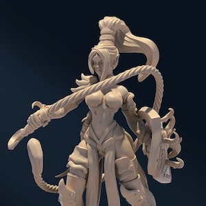 Female demon Dungeons and Dragons Miniature Sister of Mayhem A DnD succubus miniature  DnD mini Female succubus miniature Female Demon