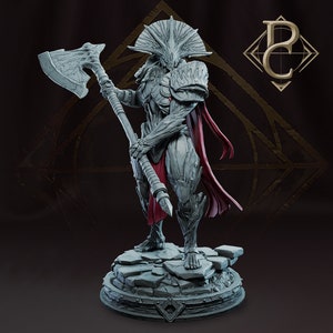 Cursed knight miniature dungeons and dragons Aruges, the cursed DnD knight miniature for tabletop gaming Monster miniature for ttrpg wargame