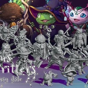 Pick Your Party Size Miniatures Gatcha Mystery Character Bundle Value Pack Dungeons and Dragons Dnd