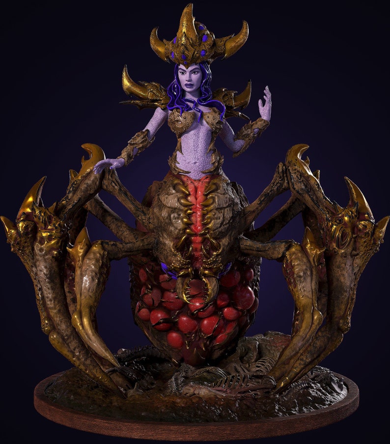 Spider Queen Miniature for Dungeons and Dragons Dnd and Tabletop Gaming ...