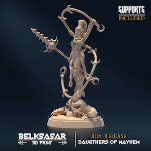 Female demon Dungeons and Dragons Miniature Undefeated Slaughter A DnD succubus miniature  DnD mini Female succubus miniature Female Demon