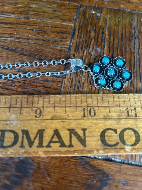 925 Sterling Stunning vintage fabulous turquoise … - image 6