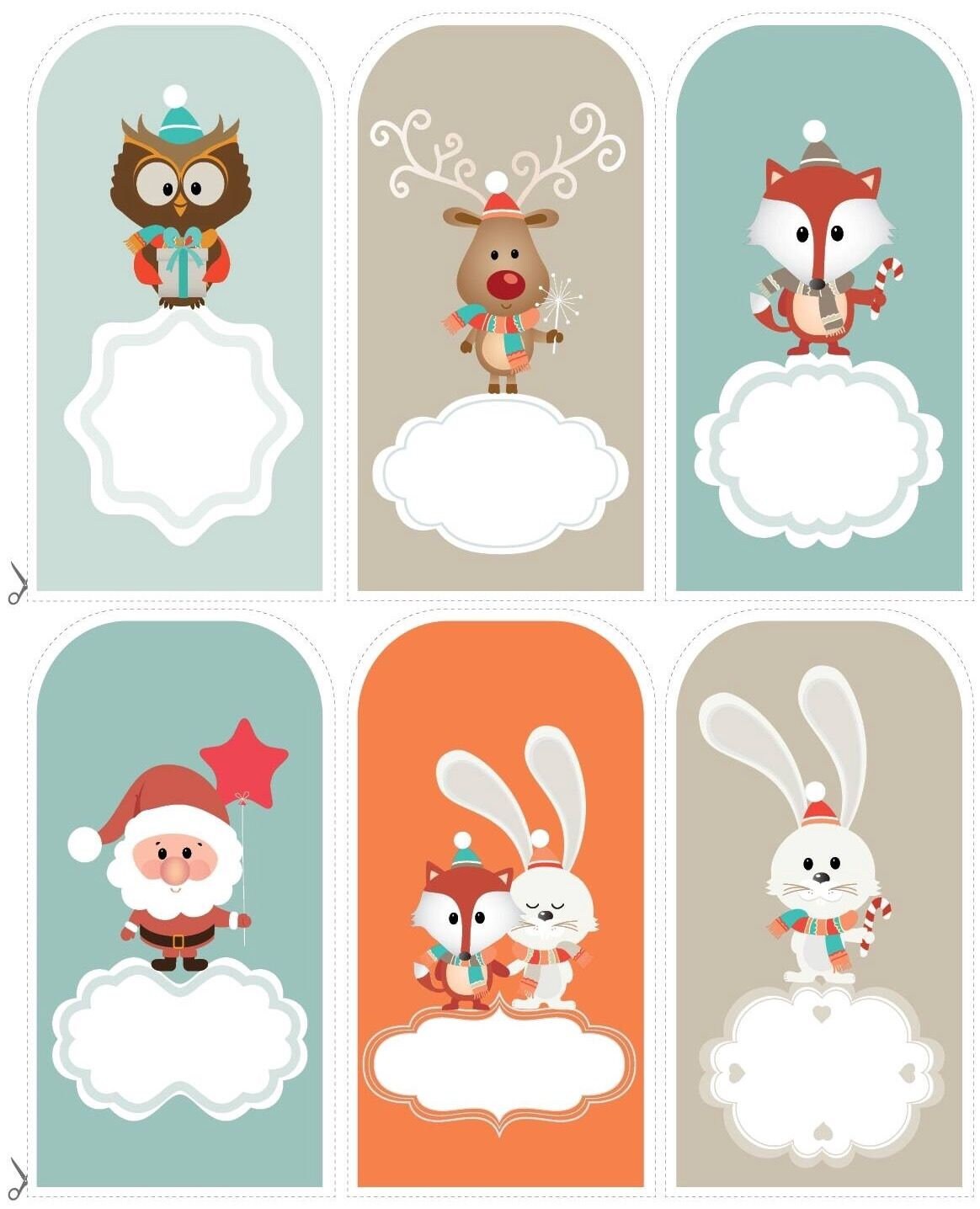 Christmas Gift Tags Svg, Christmas Gift Label Svg, Holiday Gift Tag Svg