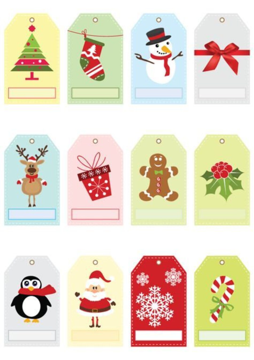 Christmas Gift Tags Svg, Christmas Gift Label Svg, Holiday Gift Tag Svg