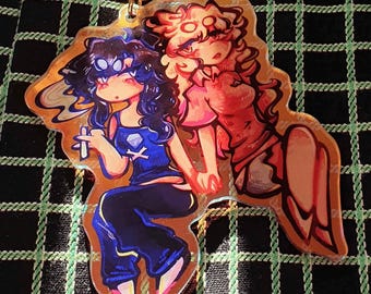 Class of 09 Jeckole | Single sided, Rainbow Acrylic Keychain (Charm) 7.62cm/3in.