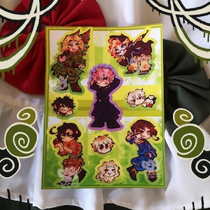 Foglio di adesivi di Hetalia