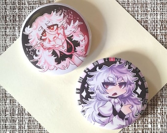 BSD Bungou Stray Dogs Pins - Sigma & Bram Stoker | Decay of the Angel