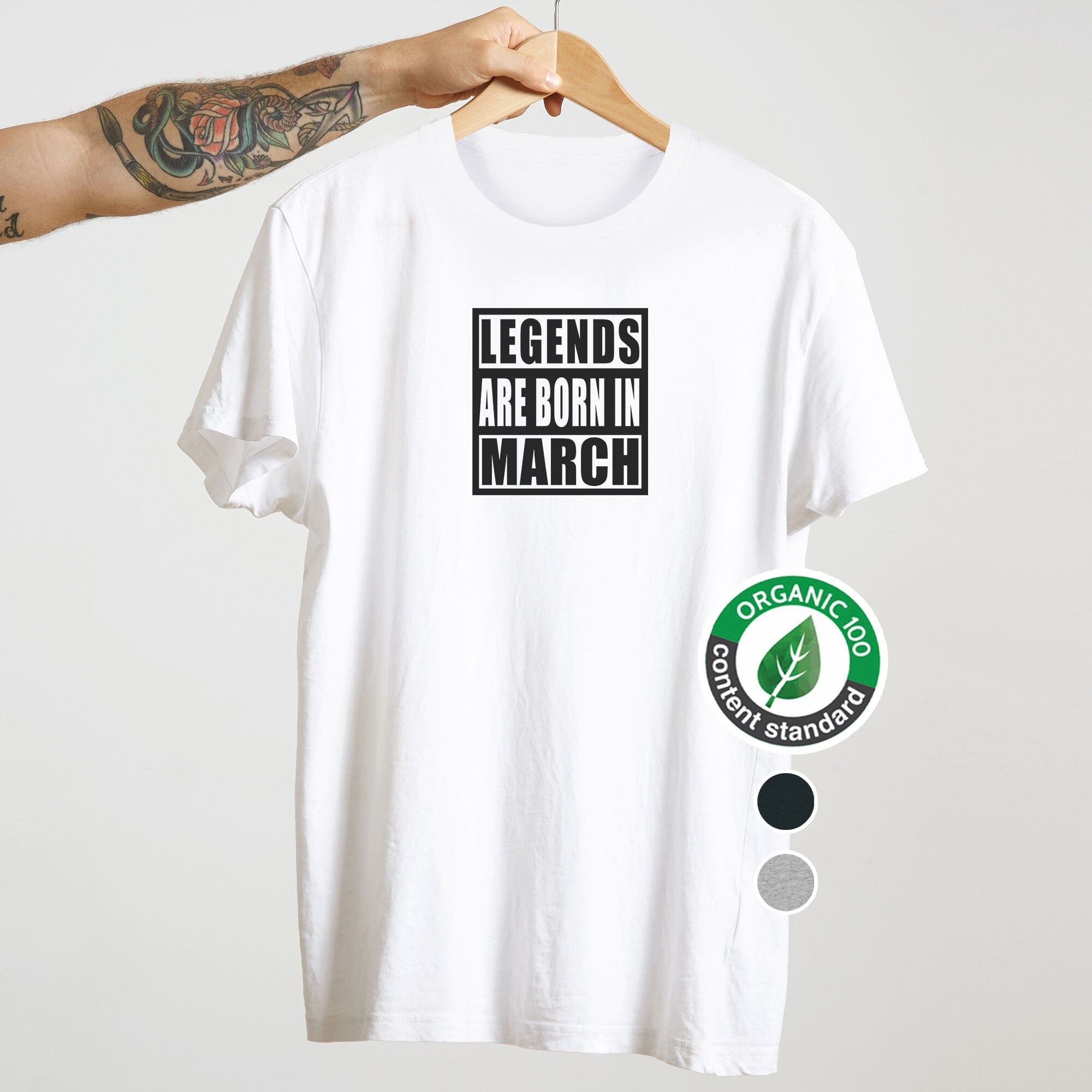 T-shirt with print Legends March T-shirt, The Sign Shirt