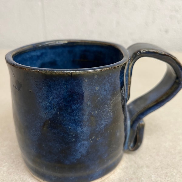 Dark blue swirl coffee/tea mug