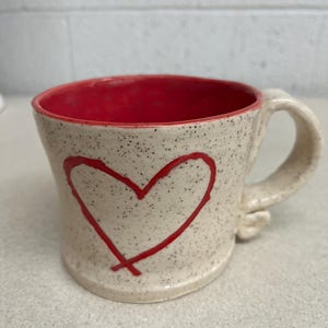 Heart coffee/tea mug