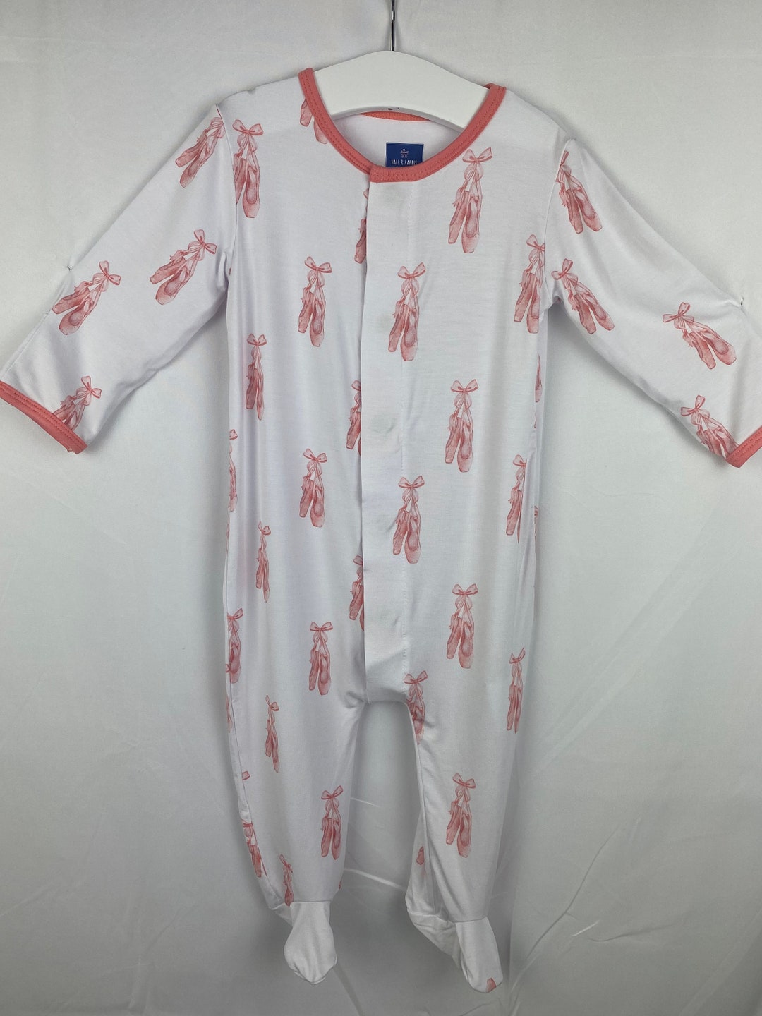 Ballet Slipper Onesie Etsy