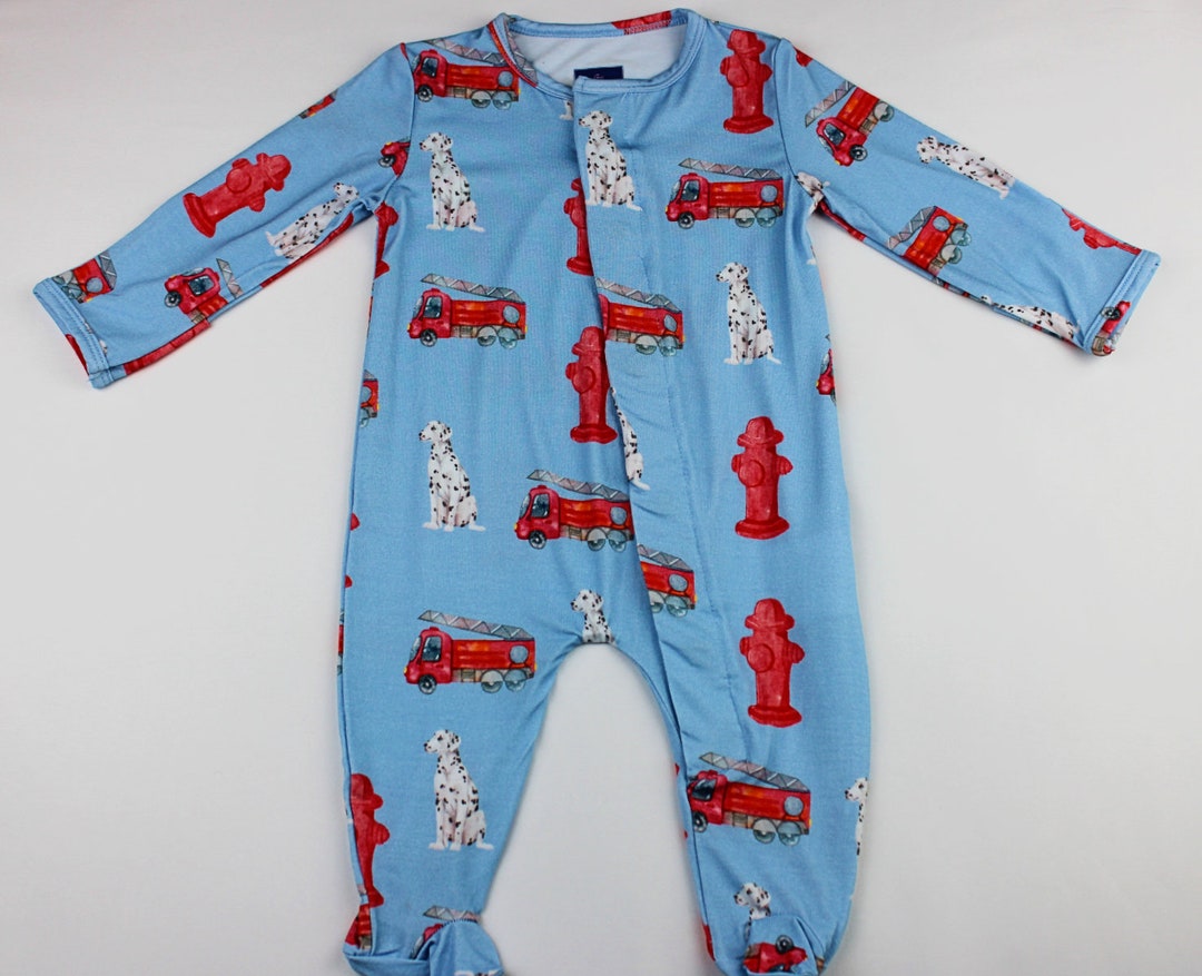 Fire Truck Onesie Etsy