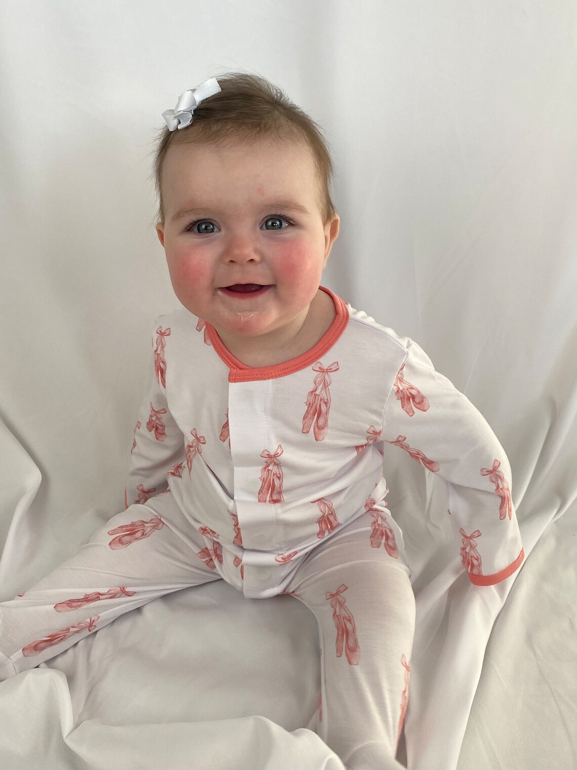 Ballet Slipper Onesie Etsy