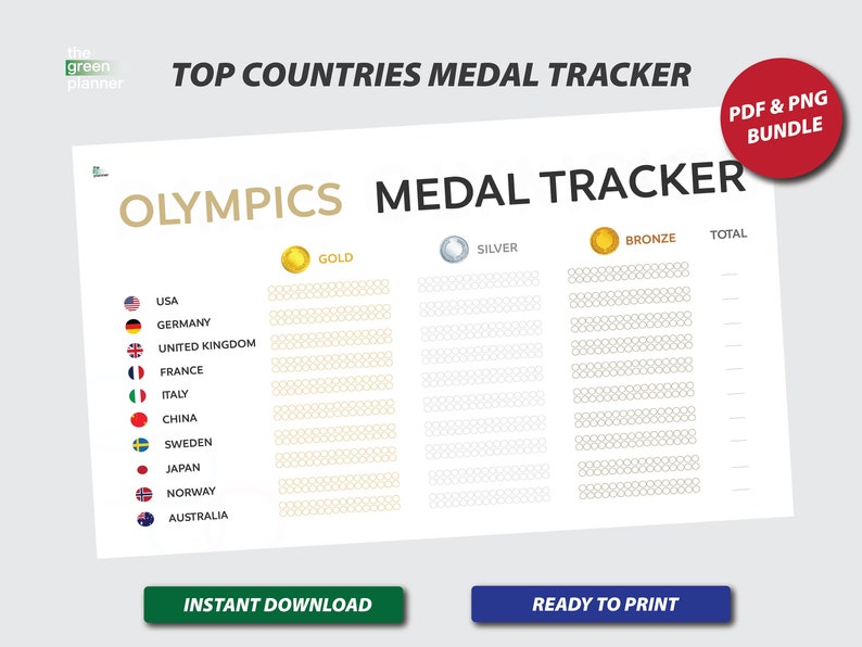 Top 10 Countries Medal Tracker International Sports Event 2024 ...