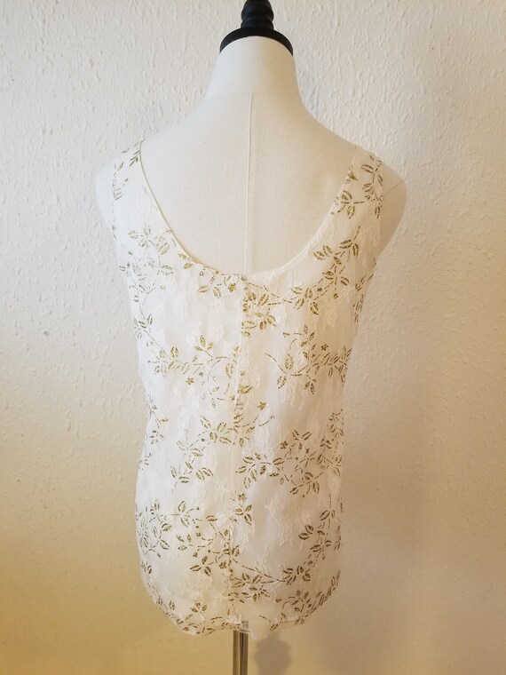 1980s vintage Lace top - image 3