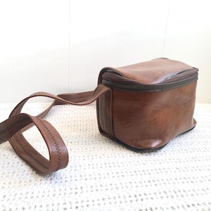 Vintage faux leather camera bag - Etsy 日本