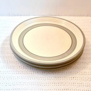 Vintage stoneware dinner plates – Laurentian Pottery – Quebec, 1970s – Set of 1, 2 or 4