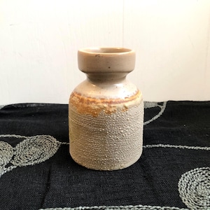 小型のヴィンテージ陶器の花瓶または鉢 - ローレンシャン陶器、ツンドラモデル - 手作り陶器