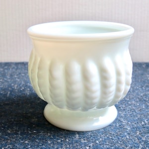 Vintage Randall Milk Glass Planter/Vase - Plant or Flower Pot