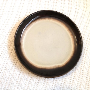 Pratos de sobremesa de grés vintage - Cerâmica Beauce - Philippe Lambert - década de 1970