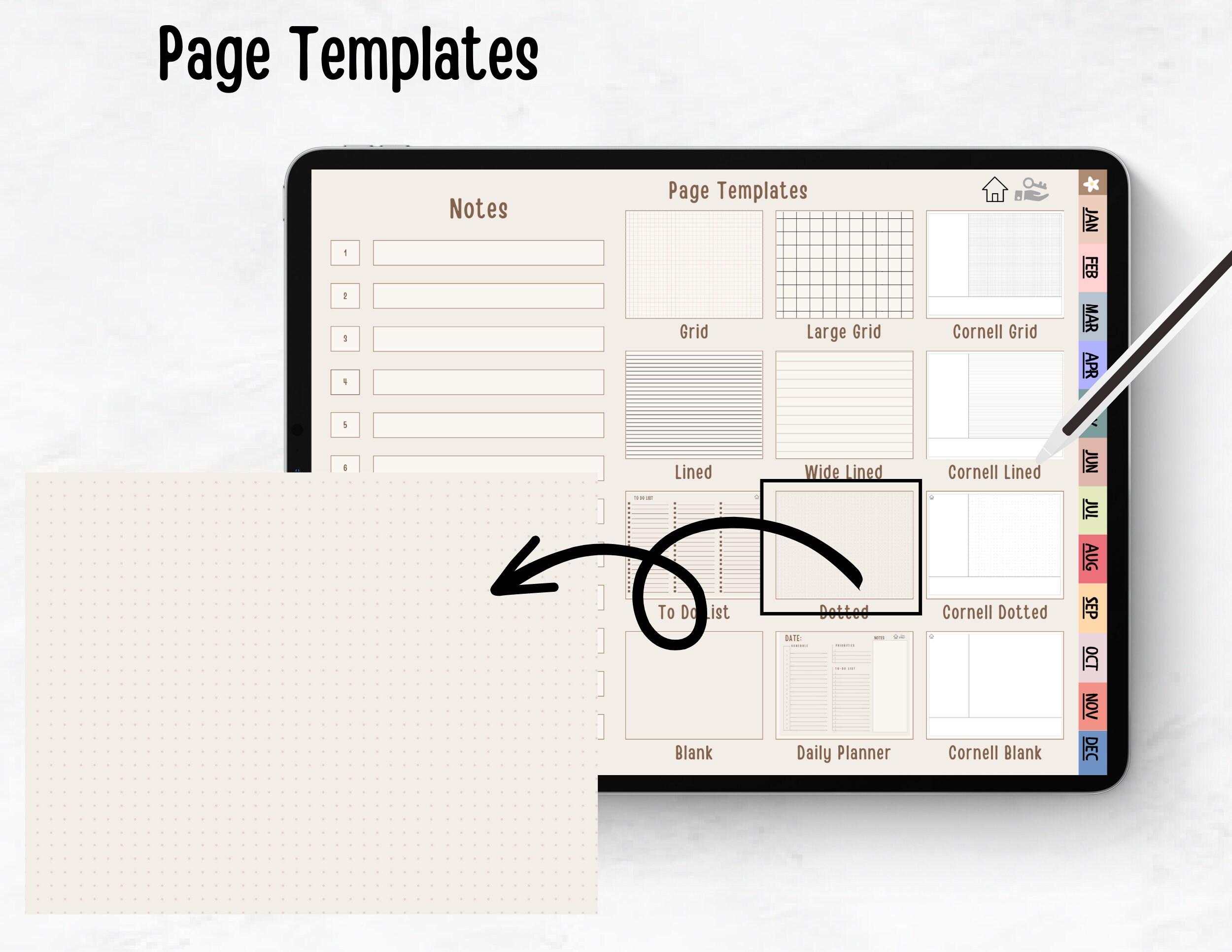 2023 Digital Planner, Weekly Planner, Monthly Planner, Goodnotes