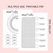 Mood Tracker Printable Yearly Monthly Mood Planner Circular Mood Chart ...